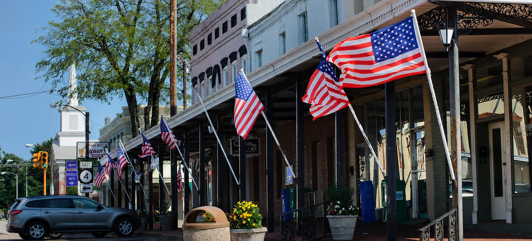 Marshall County Mississippi town square