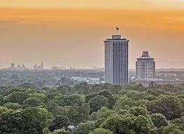 Shelby County Tennessee skyline and neighborhoods