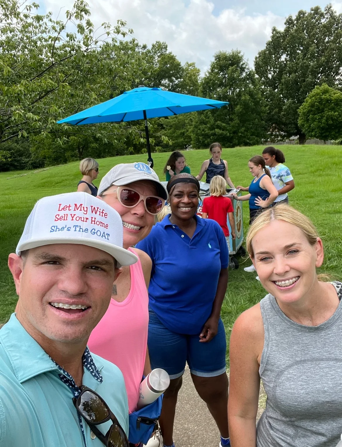 Traynor and Jessica at a community event in Memphis