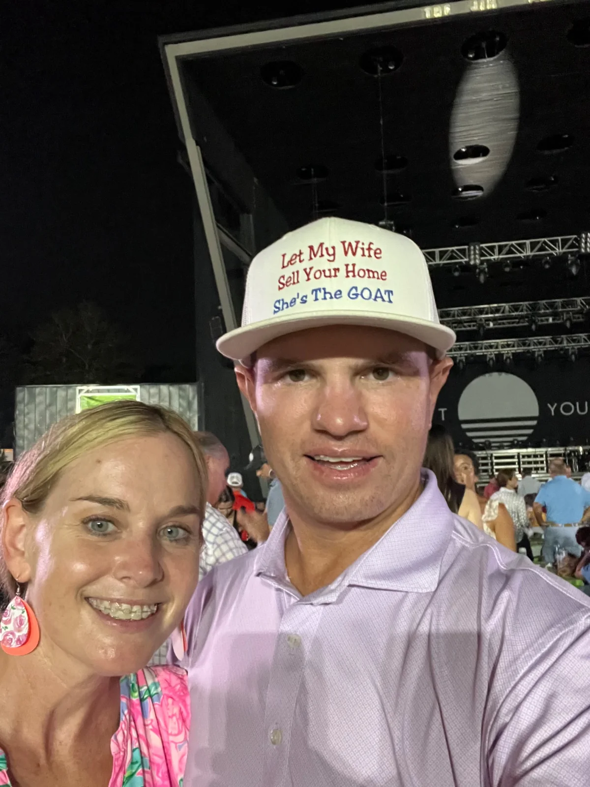 Jessica and Traynor together at an event